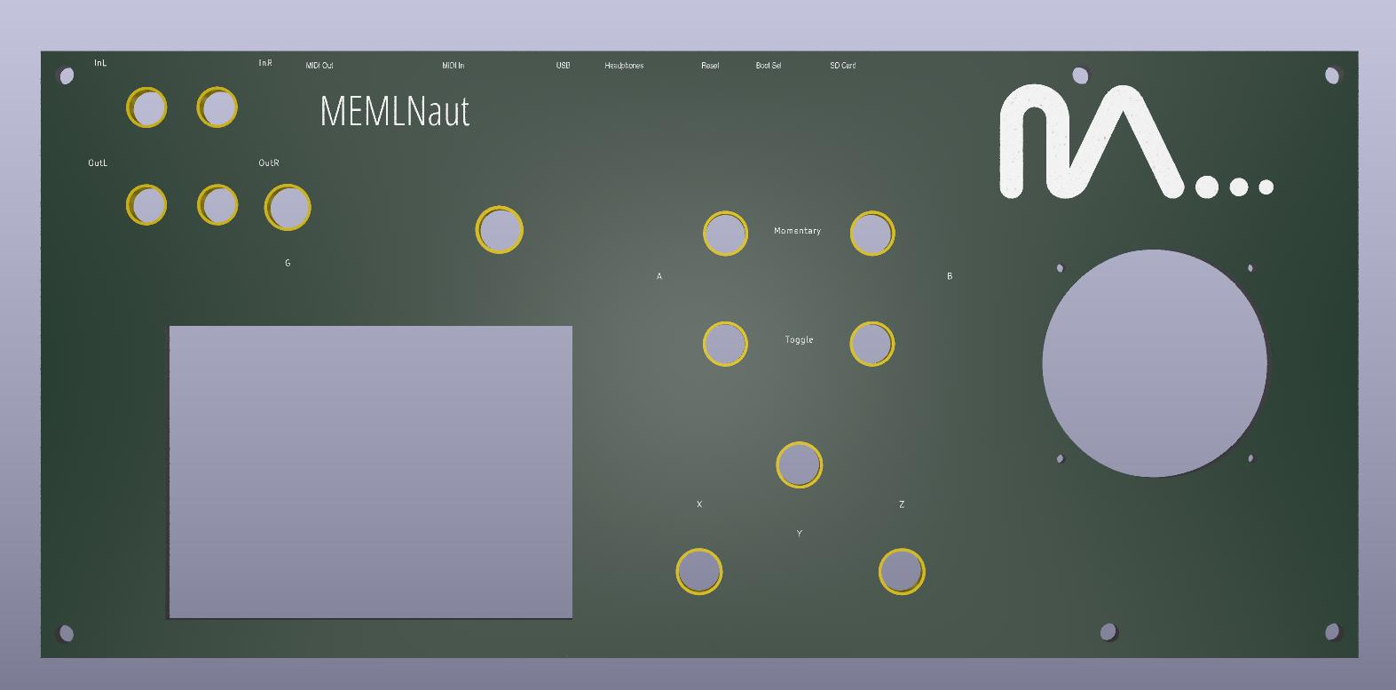 MEMLNaut Panel Front